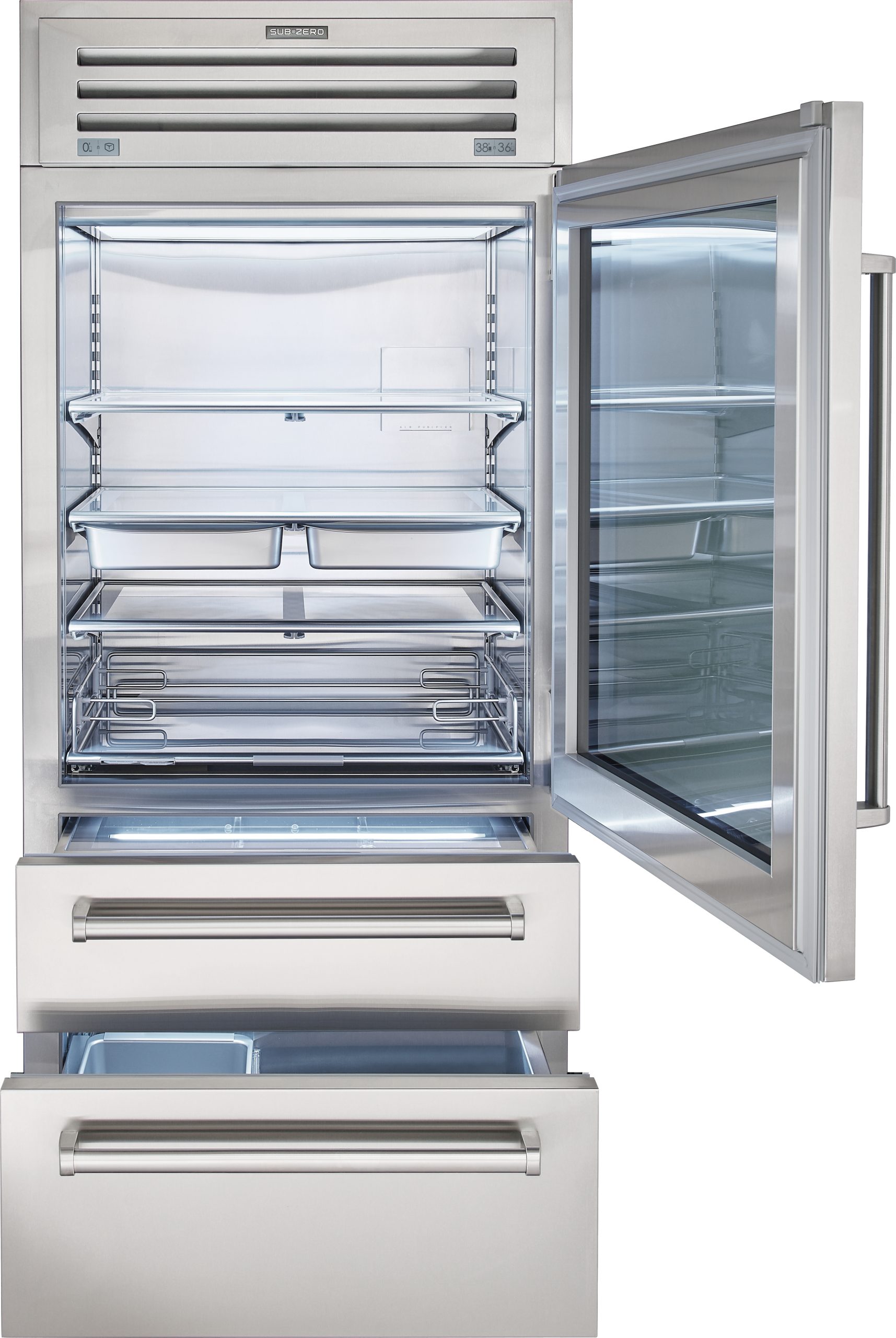 Pro 36 Open and Empty
